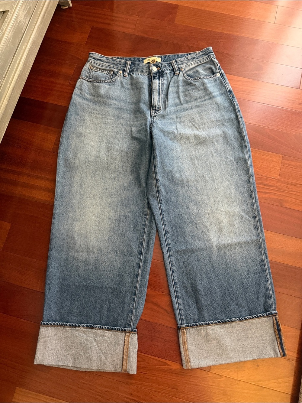 Madewell Curvy Super Wide-Leg Jeans